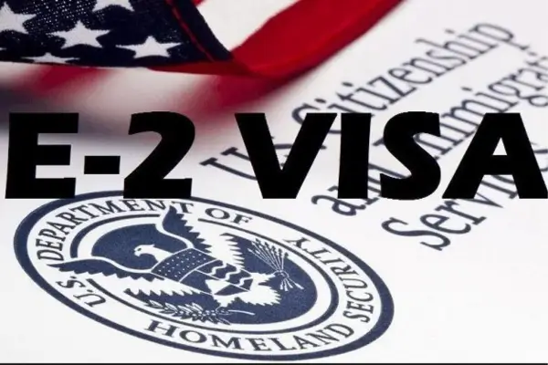 E2 visa website requirements